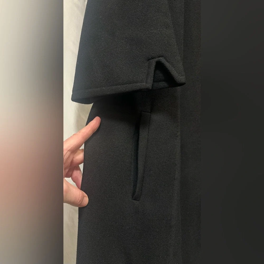 Vintage 60’s Braetan Juniors Black Coat Mink Collar Large EUC Union Made USA - Picture 6 of 12